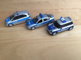 3 Polizeiautos Modellautos Deutschland (nr.150)