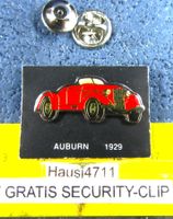 AUBURN 1929 OLDTIMER AUTO PIN GLASIERT mit SECURITY-CLIP
