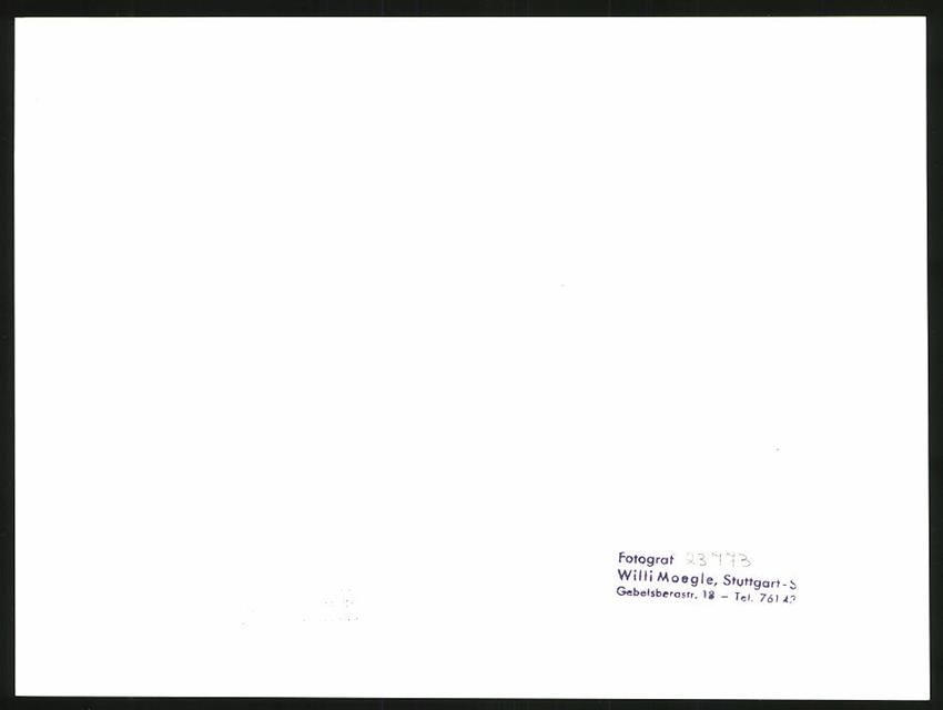 Fotografie & Manifesti: Fotografie Willi Moegle, Stuttgart, Serv – Usato da Berlin venduto da bartko-reher 1