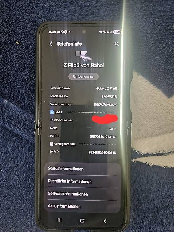 Samsung Handys / Smartphones: SAMSUNG Galaxy Z Flip 5 – Gebraucht aus Horn von Spanien_pfr
