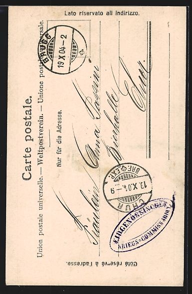 Cartoline postali: AK Brugg, Schwarzer Turm mit Brücke – Usato da Berlin venduto da bartko-reher 1