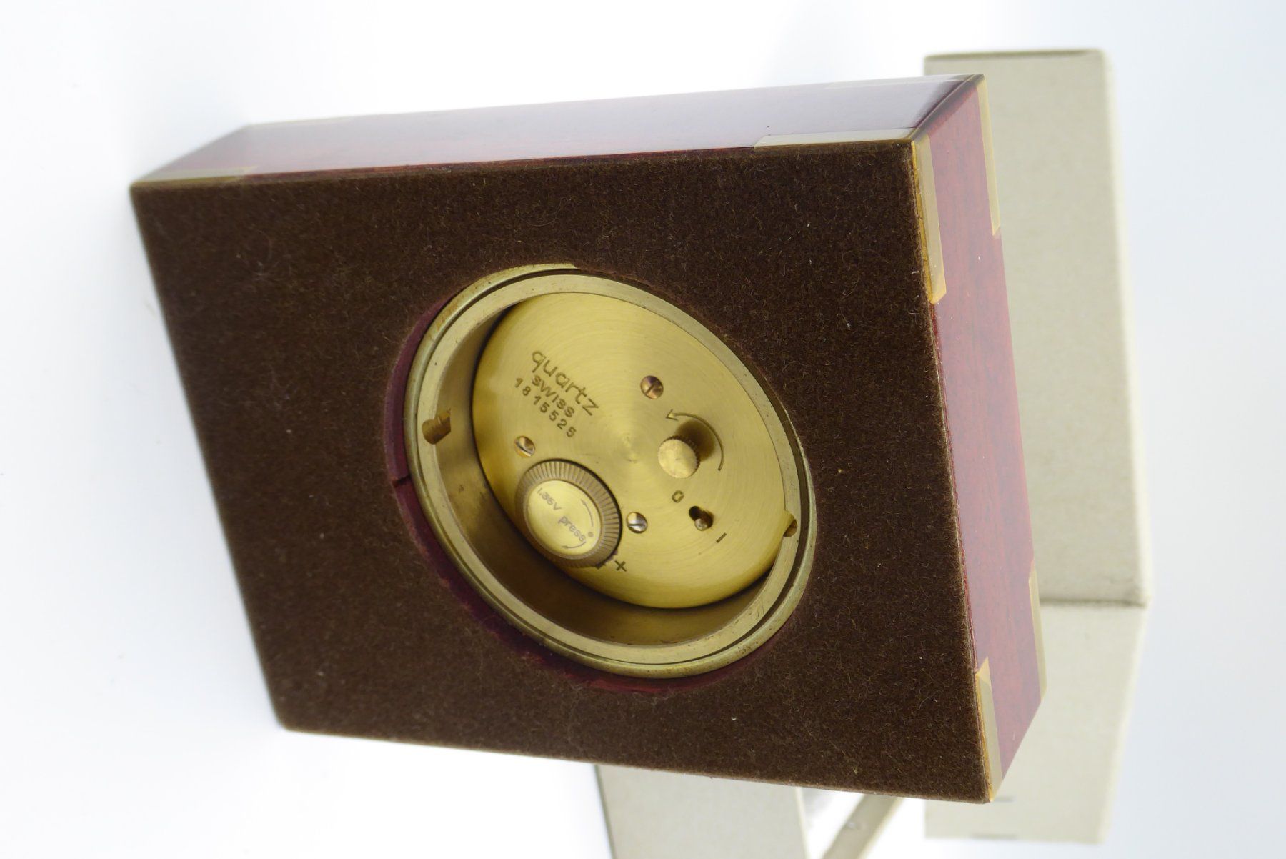 Orologi: IMHOF swiss made quartz Desk/Table Clock – Usato da Geneve venduto da adr_xk6n 3