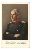 Oberst Sprecher von Bernegg - Chef des Generalstabes - 1. WK