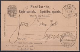 C56) Postkarte Stempel Iffwil