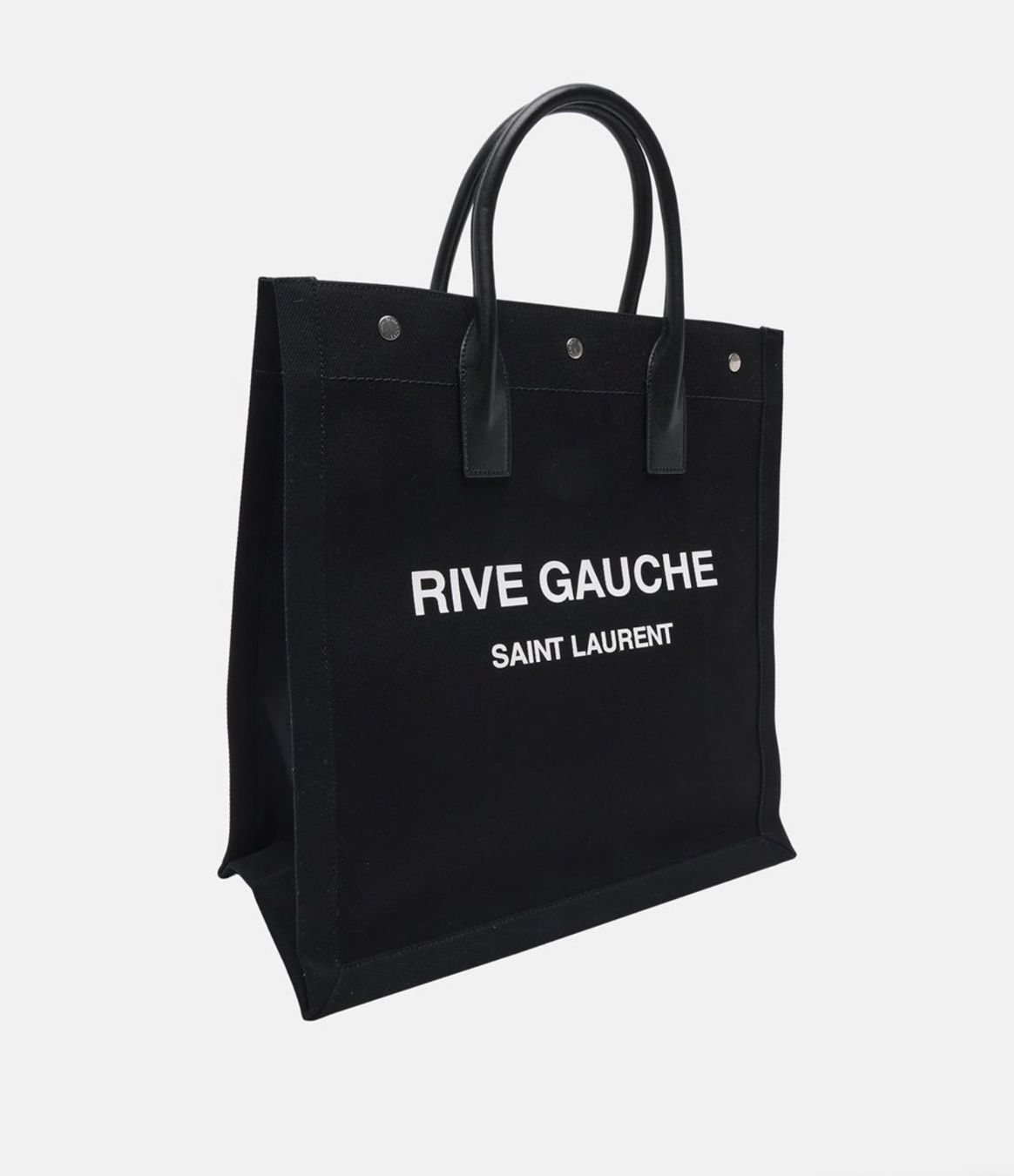 Saint Laurent Borse: Saint Laurent Rive Gauche Tote Bag Black/White – Nuovo e nell'imballaggio originale da Aristau venduto da Evelinik 7