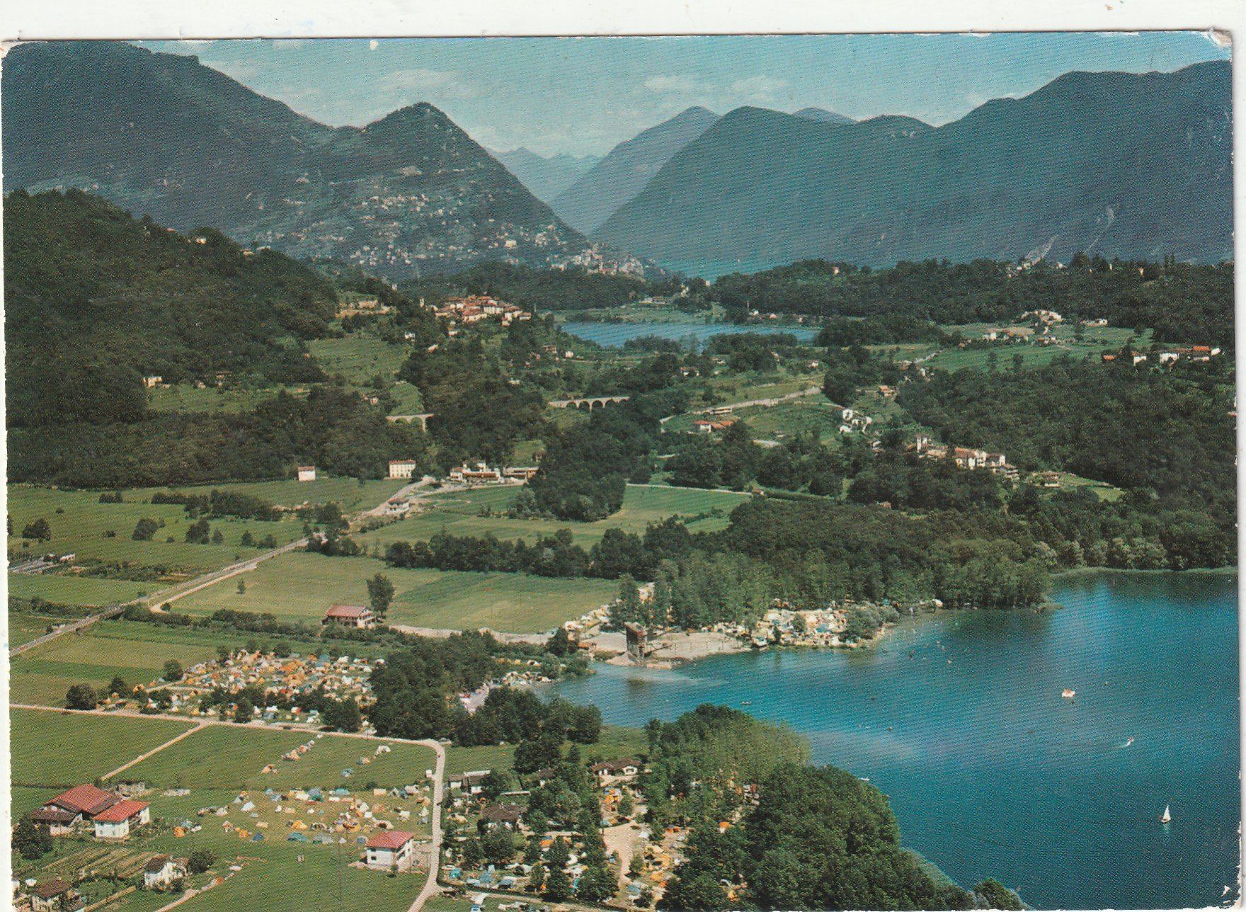 Cartoline postali: Camping Agno TI – Usato da Lumbrein venduto da made02