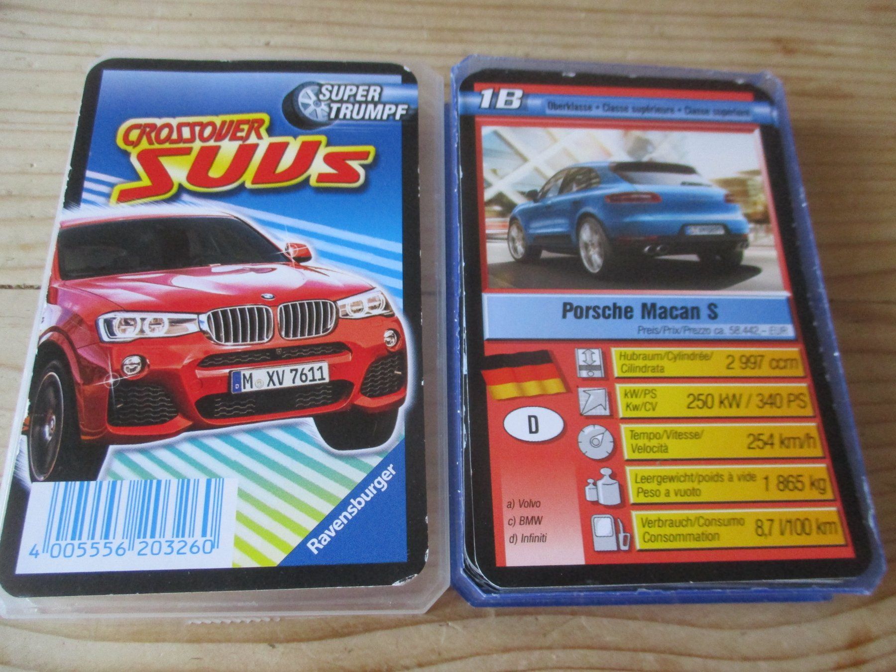 Ravensburger Giochi: Quartett Crossover SUV s – Usato da Birsfelden venduto da alles-muss-raus