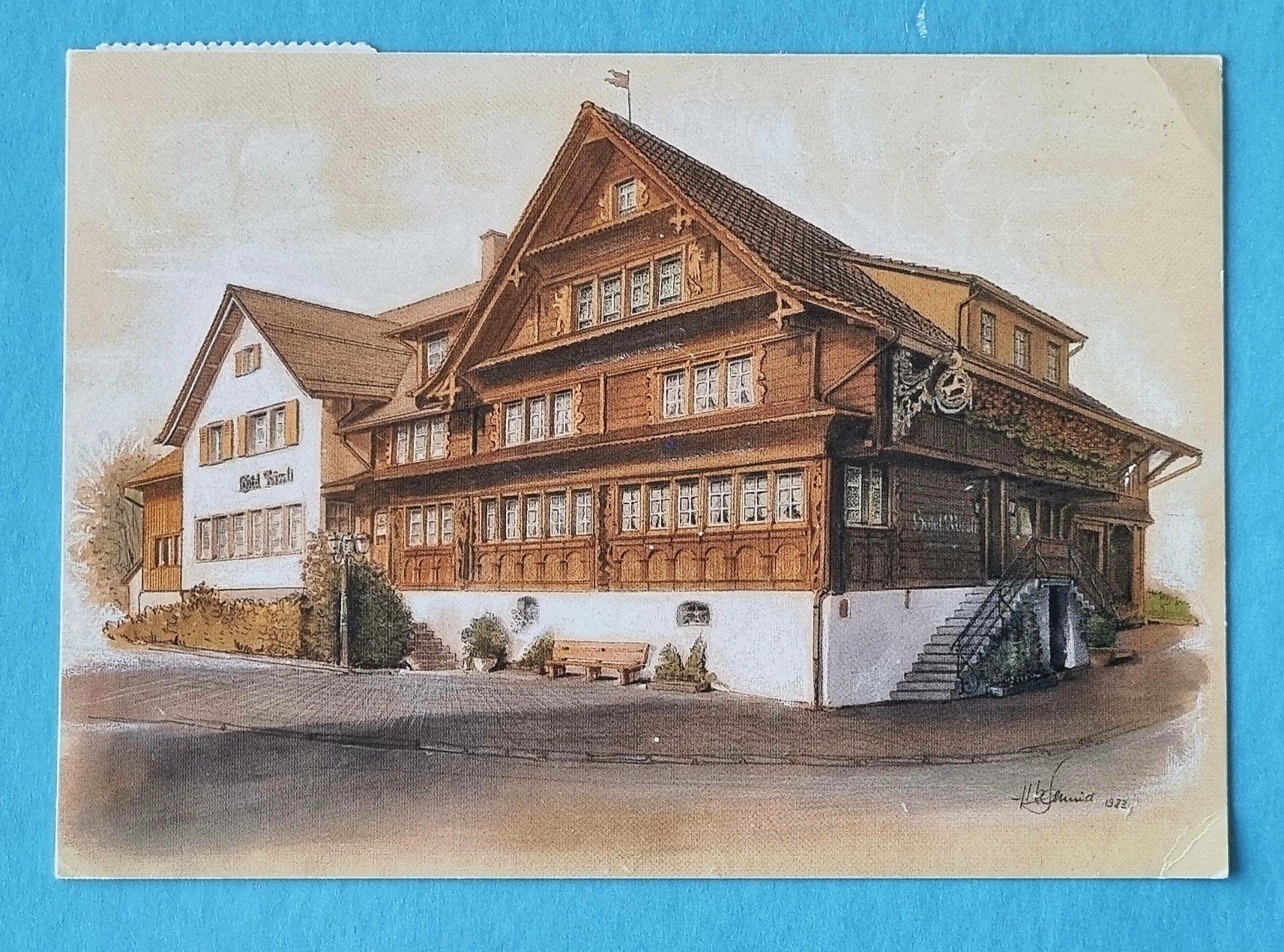 Ansichtskarten: Kirchberg - Landgasthotel Rössli – Gebraucht aus Rothrist von RROENK