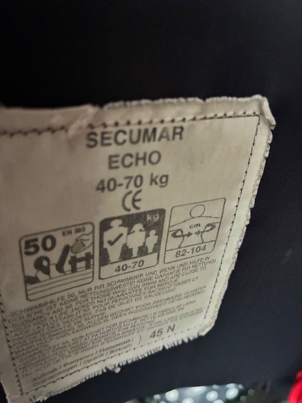 Gilet & Giacche: Schiffs-Weste für 40-70 kg – Usato da Wetzikon ZH venduto da chris7pat 1