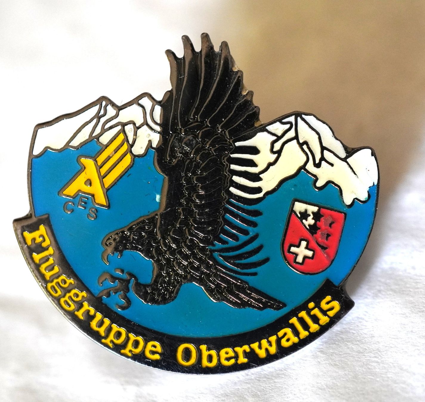 Plaquettes & Badges: Pin Fluggruppe Oberwallis – D'occasion à Worb par worb01