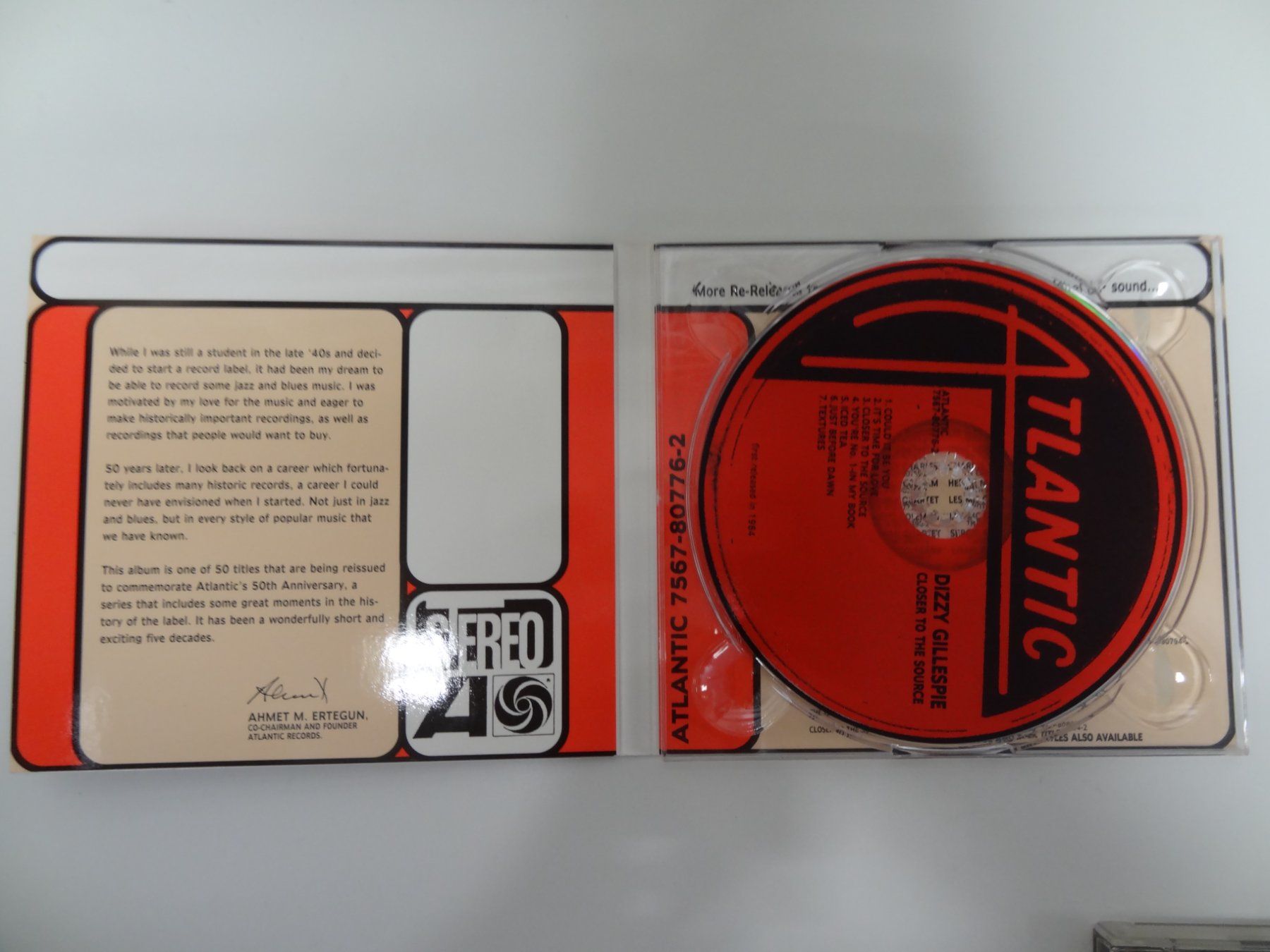 CDs: Dizzy Gillespie - Closer To The Source CD – Gebraucht aus luzern von musicandart 2