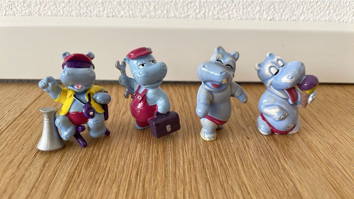 Statuette: Ü-Ei Happy Hippo 4 Stück – Usato da Menznau venduto da LU_6018