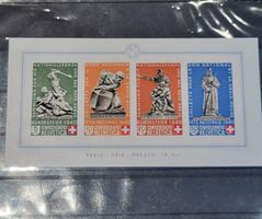 Pro Patria Bundesfeierblock 1940 postfrisch