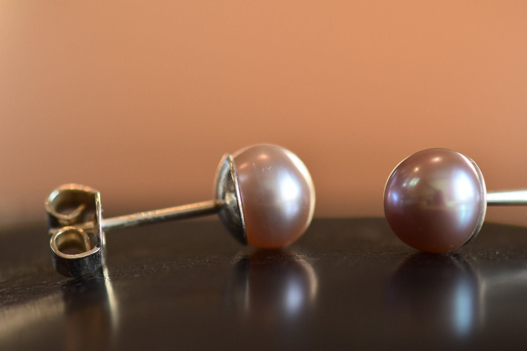 Orecchini pendenti & Orecchini a lobo: Natural Pink Perlen Silver Ohrring – Nuovo (secondo la descrizione) da Bévilard venduto da Yougems 8