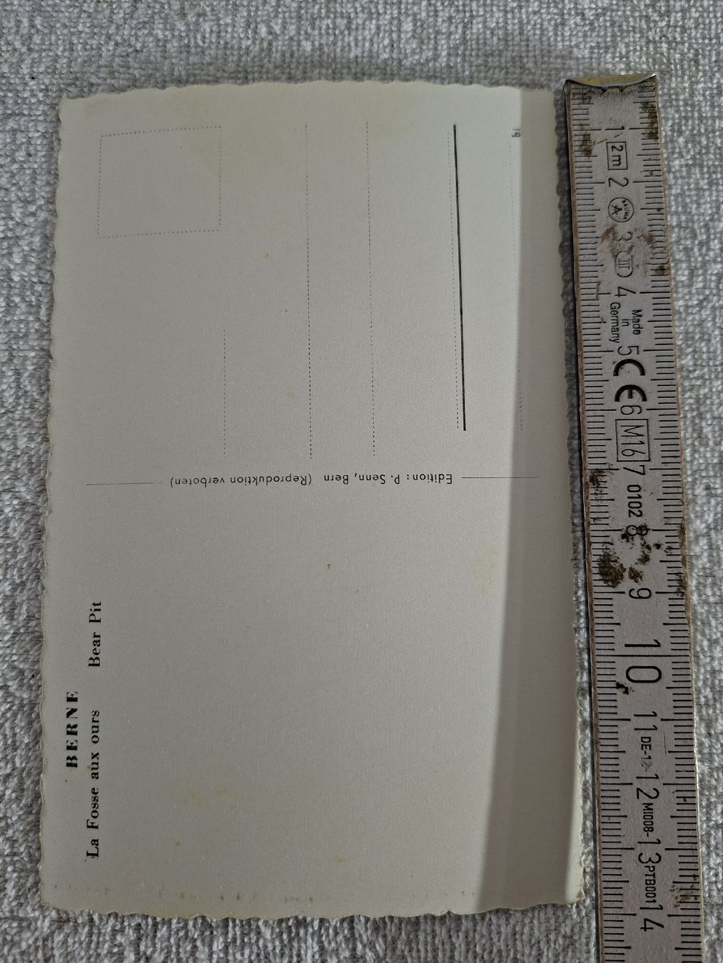Cartoline postali: Ansichtskarte Bärengraben Bern – Usato da Grindelwald venduto da carro5 1