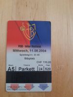 FCB - Inter Mailand Ticket, 11.08.2004, Sammlerstück!