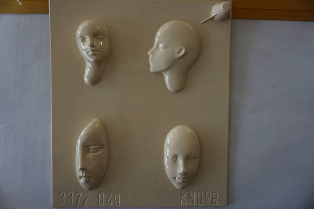 Kit bricolage: 2 Gipsformen für Masken – Usato da Wohlen AG venduto da modellbahner-ch 2