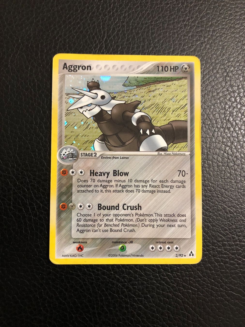 Pokémon Carte collezionabili: 2006 Ex Legend Maker - Aggron Holo 2/92 Ab 1 – Usato da Paradiso venduto da Pkmn10
