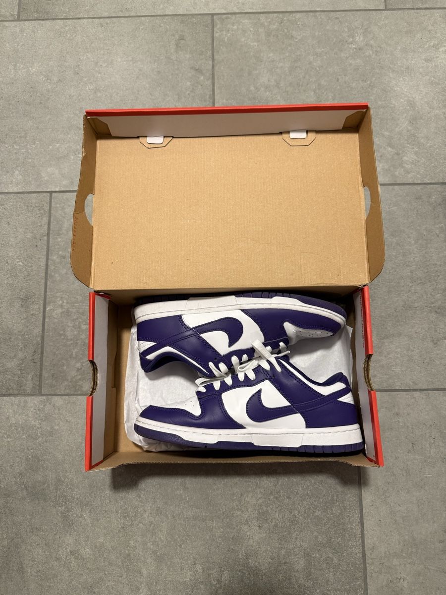 Nike Scarpe da uomo: Nike Dunk Low Retro White/Purple, Gr. 40.5 – Nuovo (secondo la descrizione) da Sarmenstorf venduto da Ravengod99 2