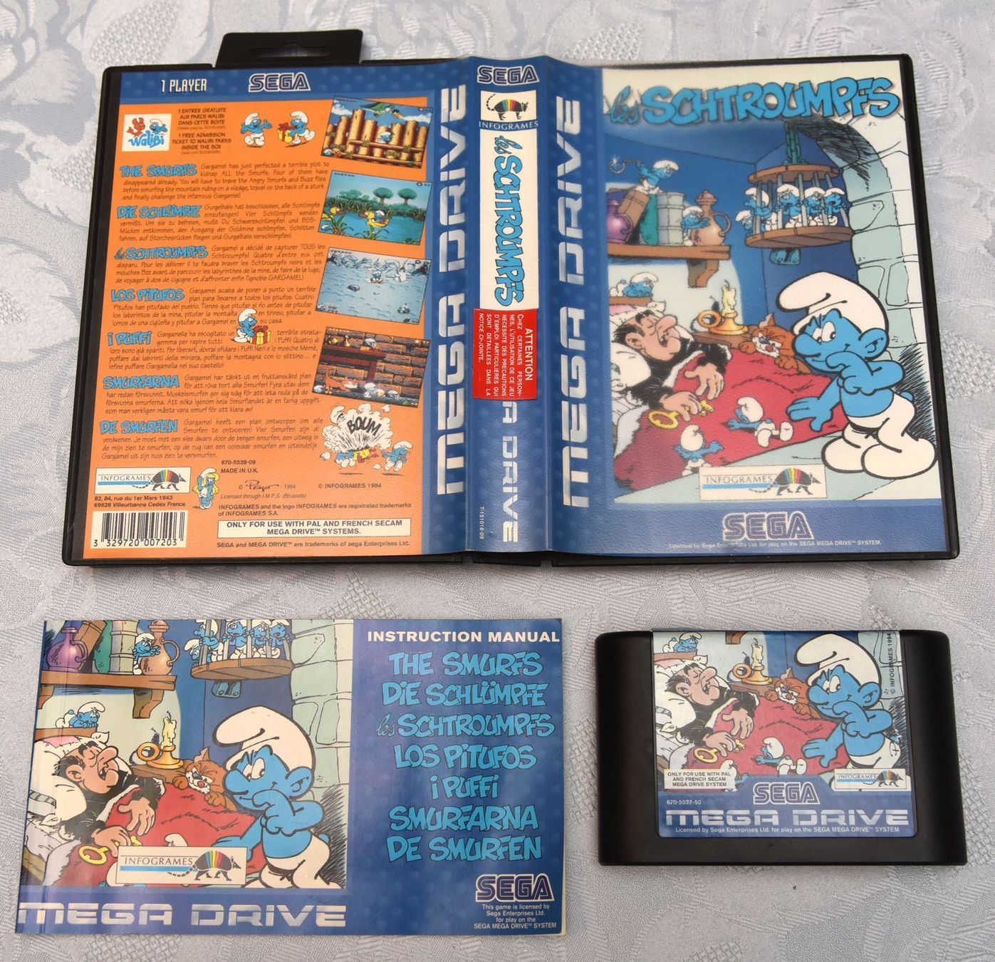 Giochi: Les Schtroumpfs (CIB) – Usato da Frenkendorf venduto da gelbeZinnie