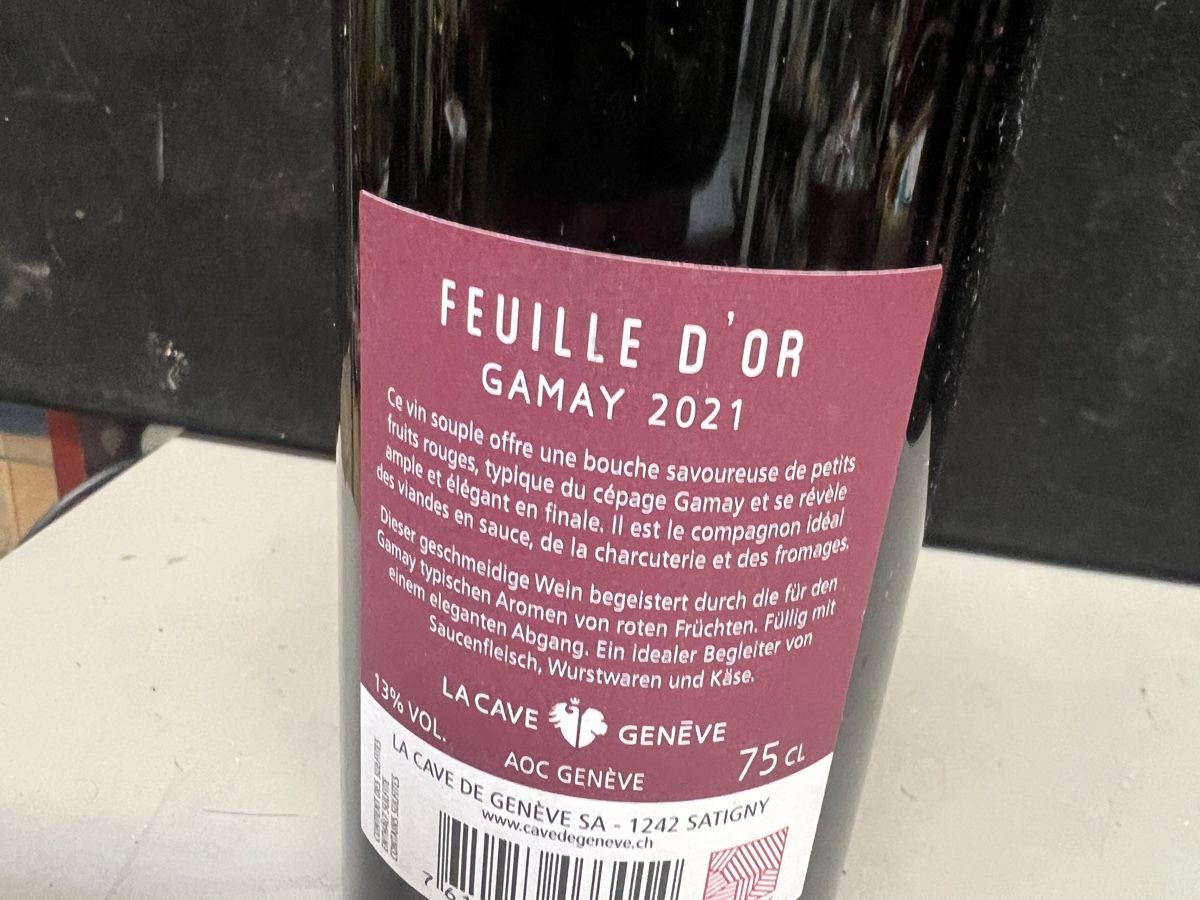 Vino: LA CAVE DE GENÈVE 2021 – Nuovo (secondo la descrizione) da Genève venduto da Leboucheoreilles 3