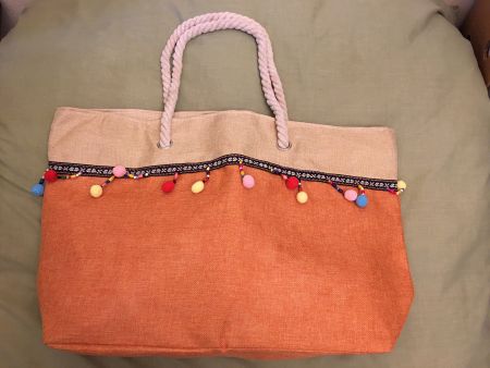 neue praktische Jute-Tasche für Freizeit u. Einkauf