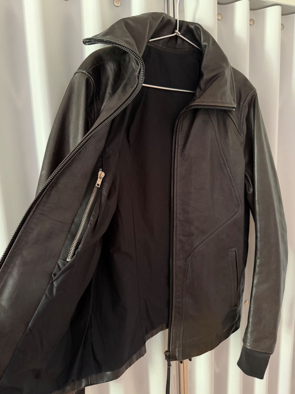 Giacche: Rick Owens Lederjacke Gr.L / Black – Usato da Zürich venduto da VR2528 3