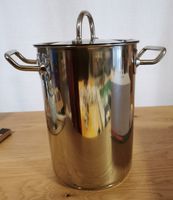 Spargel Topf aus Edelstahl mit Deckel  - Neuwertig!