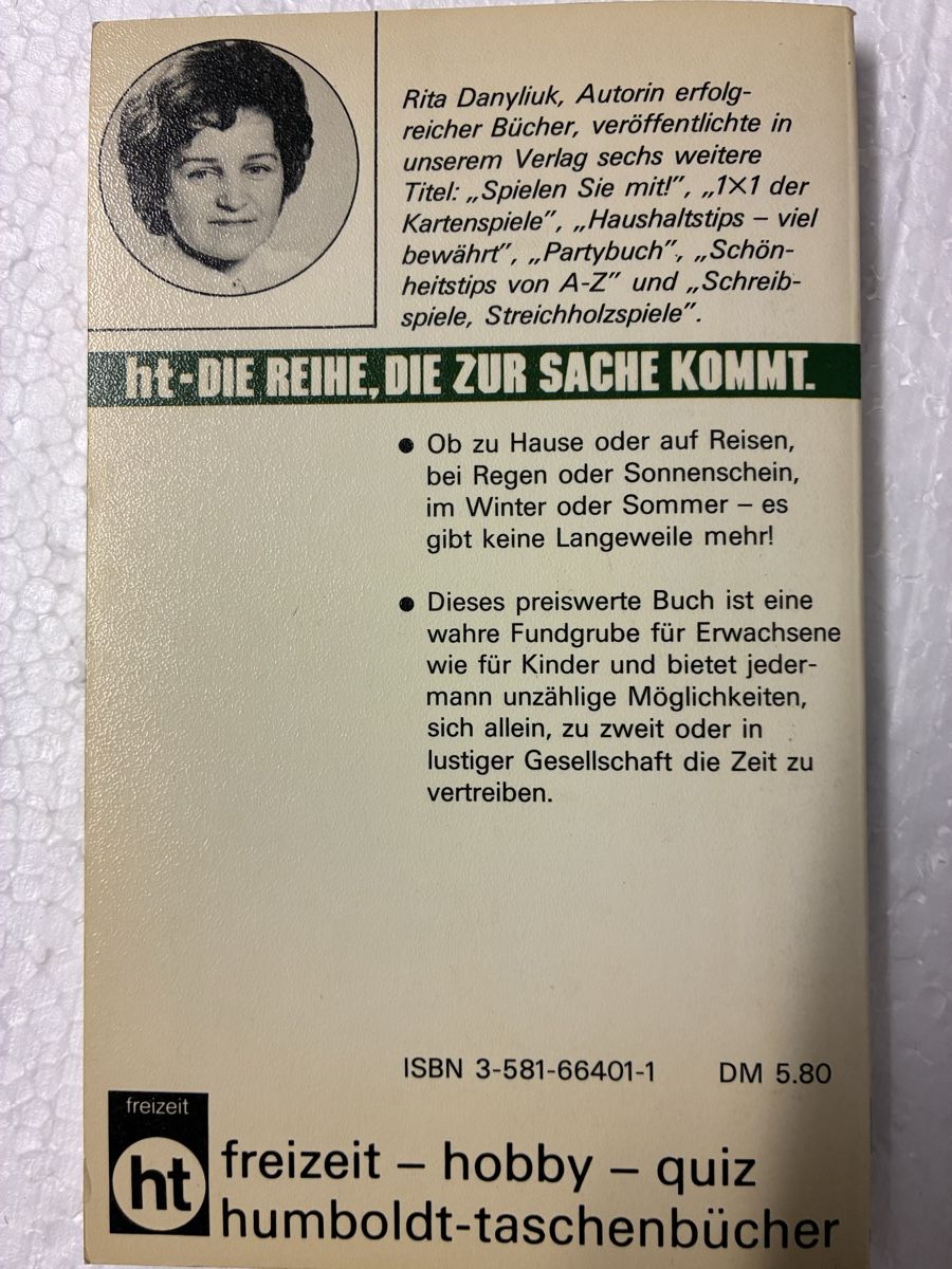 Libri: Spiele für Freizeit & Urlaub – Usato da Bubendorf venduto da Mia111 1