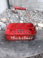 Mobiloil porte bouteille ancien.