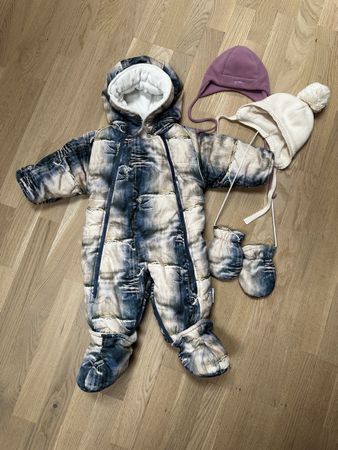 Winteroverall Transformator für ein Neugeborenes. Größe 68