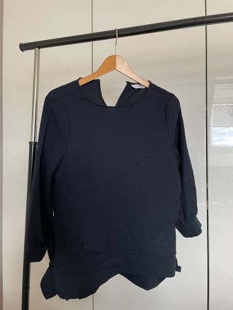Zara Bluse (dunkelblau)