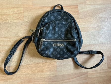 Rucksack Guess schwarz Monogramm Damen (sehr guter Zustand)