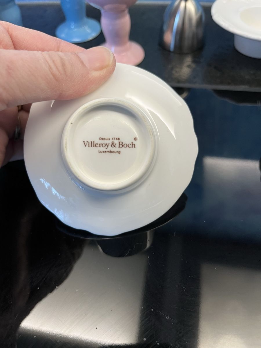 Villeroy & Boch Altre Stoviglie: Eierbecher Villeroy Globus Clack Eierschalensollbruchstellen – Usato da Frauenfeld venduto da Babytimmy 4