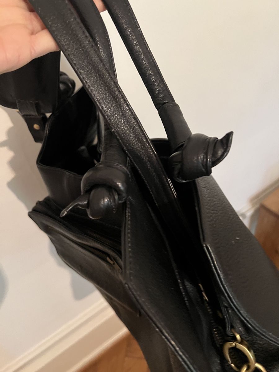 Taschen: Schwarze Echt-Ledertasche von Gestuz, neuwertig – Gebraucht aus Basel von evaelette 8