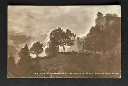 AK Felsenburg pres Frutigen Les Alpes Ligne du Lötschberg
