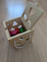 Holzwürfel Formensortierspiel - Top Zustand!