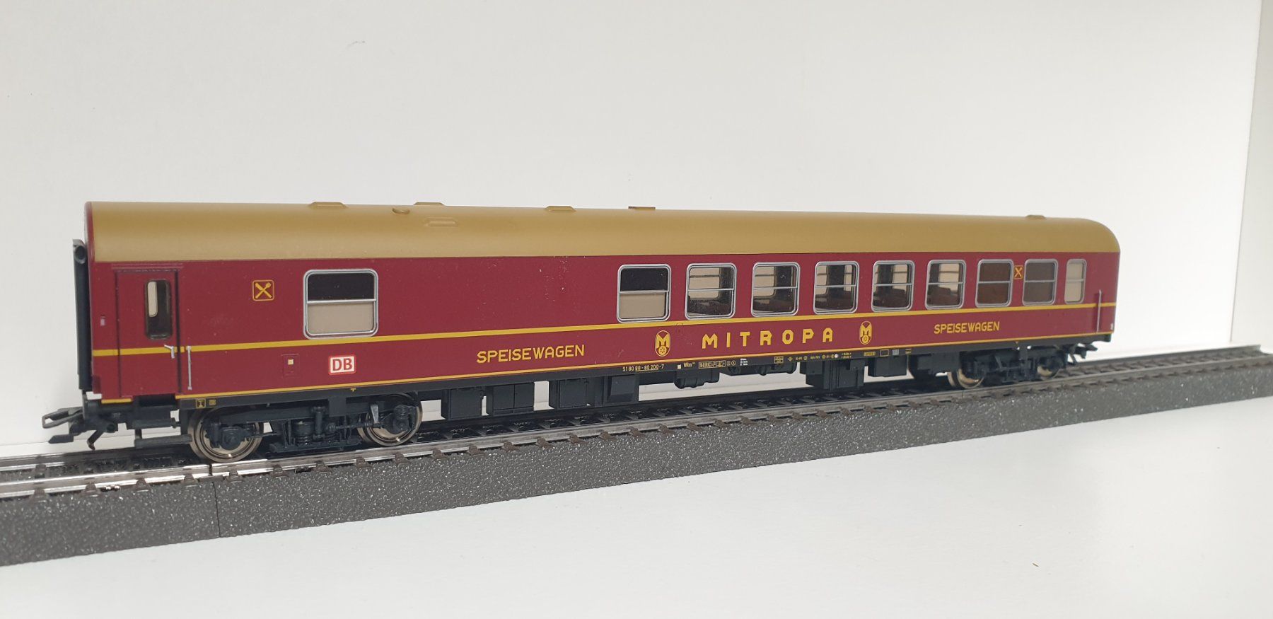 Roco Modellini di ferrovie: Roco Mitropa Speisewagen 45716 – Usato da Geroldswil venduto da TopTrain54 4