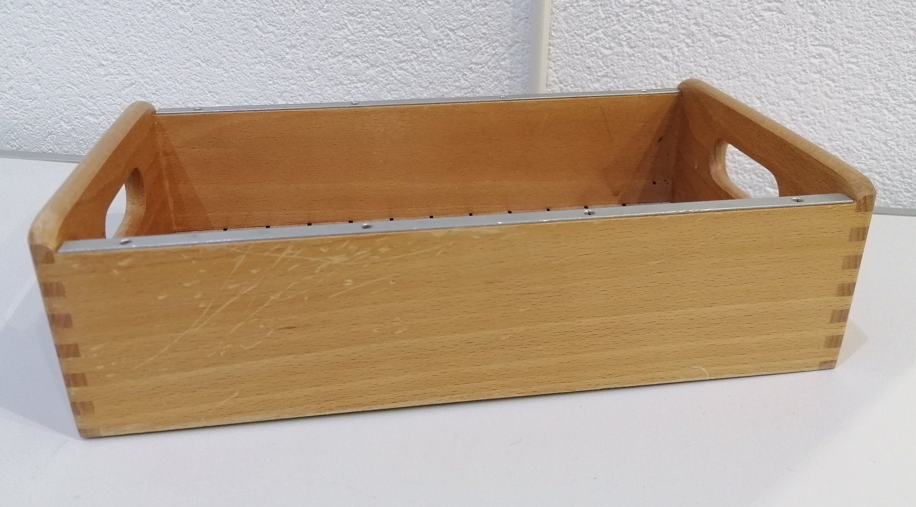 Sistemi di archiviazione: Karteikasten /Holzbox A5 quer mit Griffen, gebraucht – Usato da Unterengstringen venduto da Tnovus