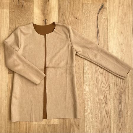 Frühlings Jacke in Wildleder Optik, Grösse XS/S