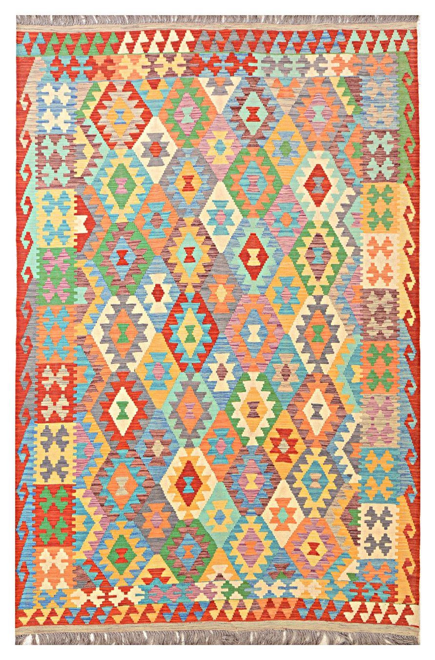 Kelim Tappeti: Oriente Kelim Teppich 200x300 cm – Nuovo e nell'imballaggio originale da Lahore venduto da Fairways79 5