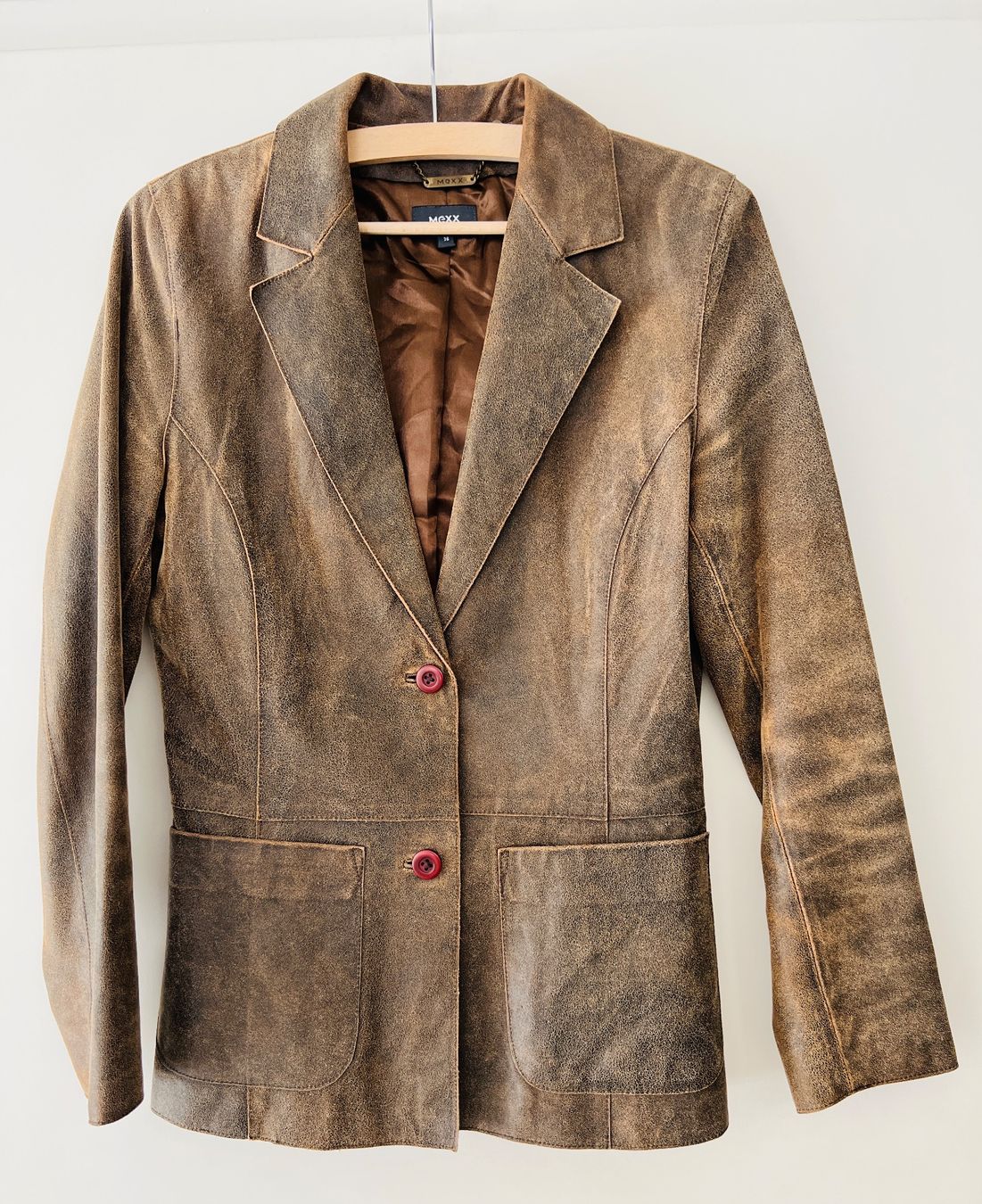 Mexx Giacche: Leder-Blazer (Altleder) – Usato da Kappel SO venduto da gepfeli