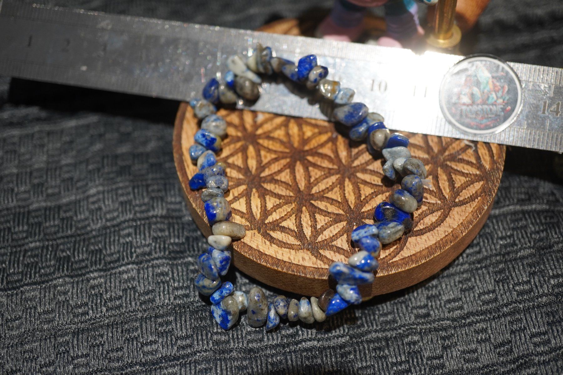 Minerali & Pietre curative: Lapis   Splitter Armband   ab  1.-     Räumung – Nuovo e nell'imballaggio originale da Eschenbach SG venduto da topstone 4