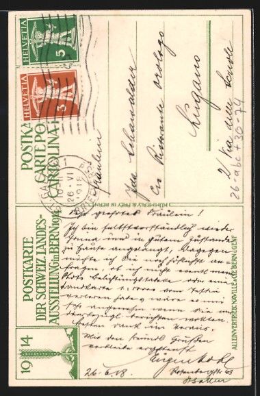 Photos, Lettres & Cartes p.: sign. De Warnay: Chasseur, schweizer Sol – D'occasion à Berlin par bartko-reher 1