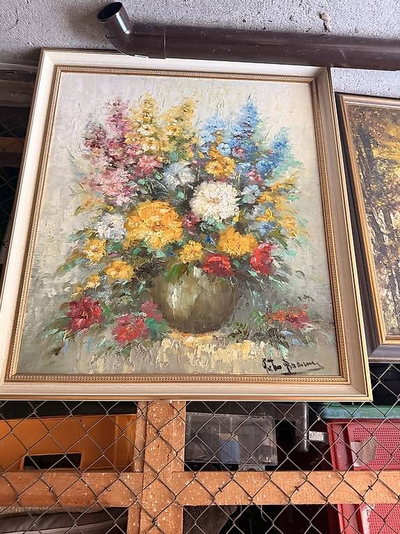 Dipinti: Grosses Ölgemälde Blumen Erich Gramann ? – Usato da Ennetbühl venduto da msworld1983