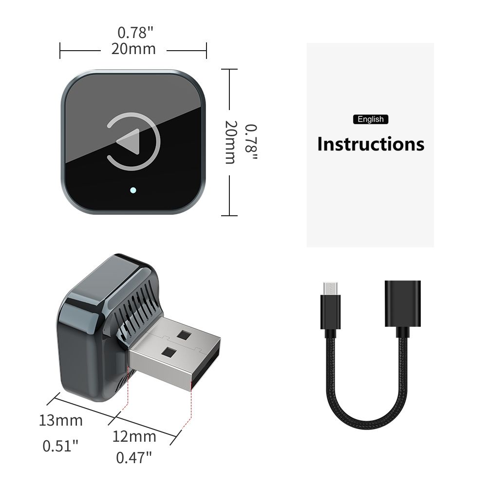 Laufwerke & Adapter: CarPlay Sans Fil pour Apple iPhone & Android – Neu und originalverpackt aus Bulle von Zaman66 2