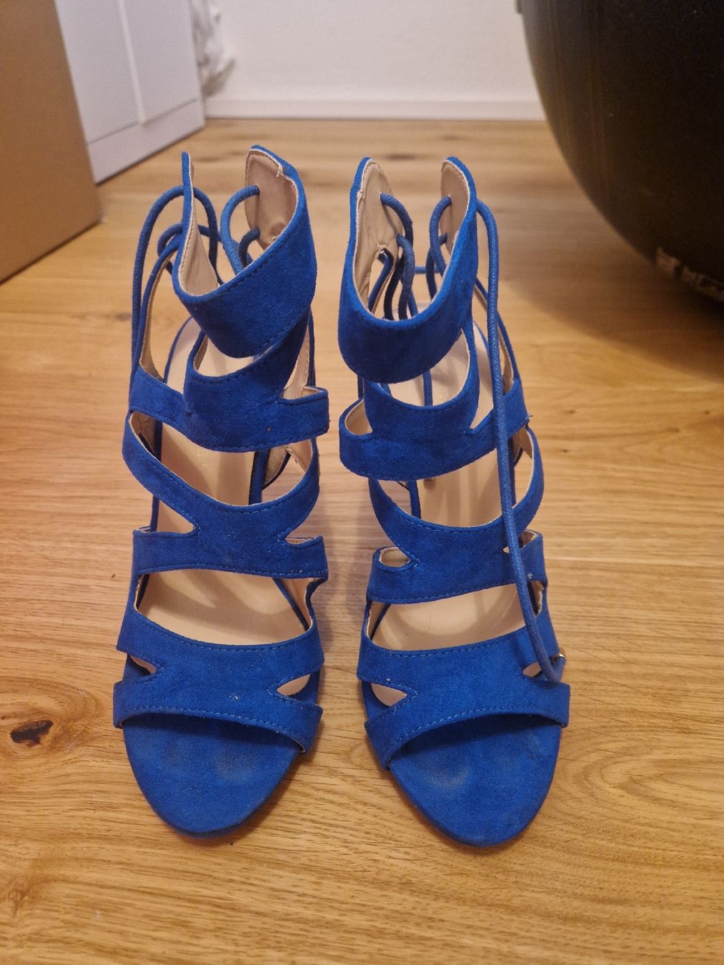 Scarpe da donna: Blaue Schnür High Heels Gr. 36 – Usato da Richterswil venduto da sel_pp6v 1