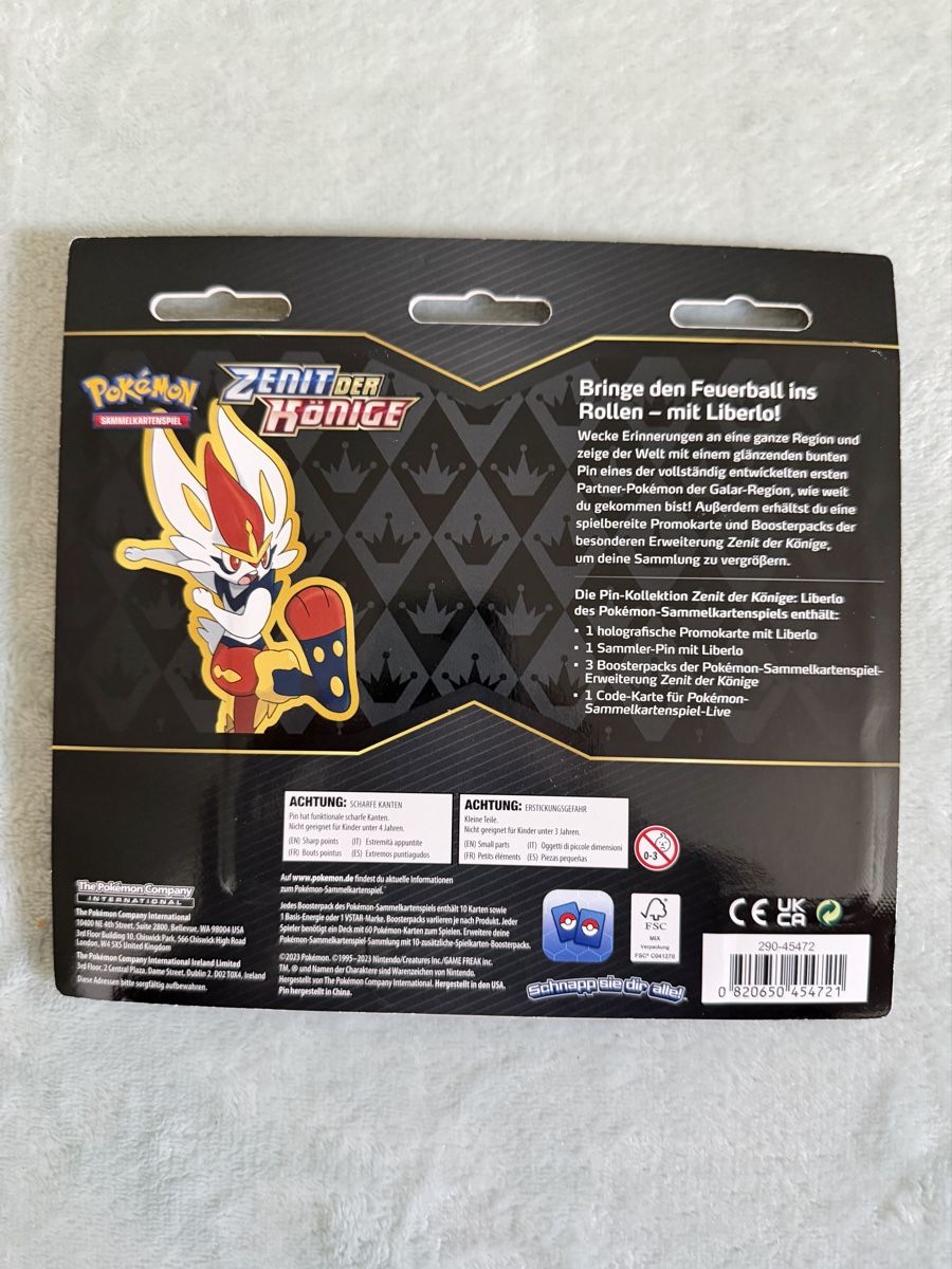Pokémon Carte collezionabili: Pokemon Zenit der Könige Liberlo "Error Pack" Für Sammler – Nuovo e nell'imballaggio originale da Altenrhein venduto da Riccidp 2