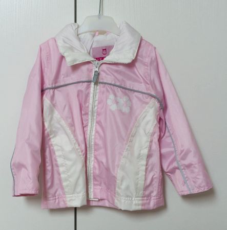 Dünne Wind-/Regenjacke mit Kapuze Gr. 86