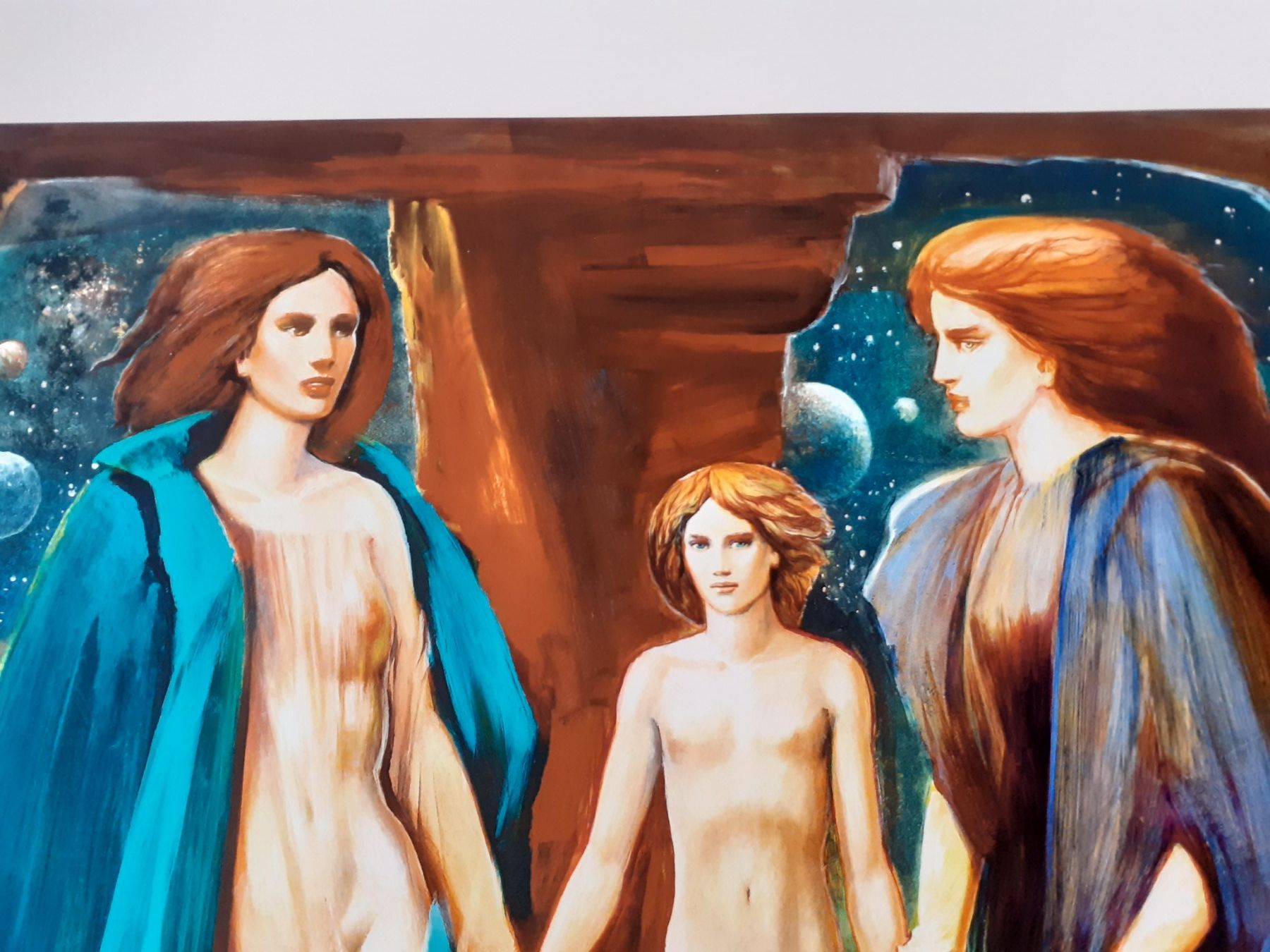 Dipinti: Ernst Bruzek  "Demeter" impression giclée  hand-signiert – Usato da Basel venduto da ideashop 2